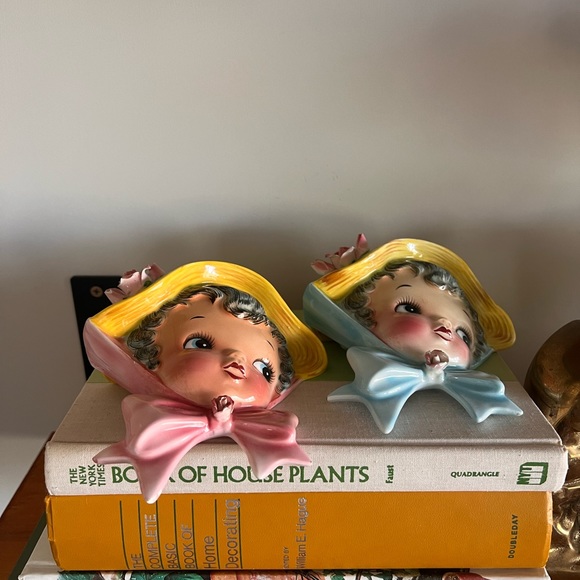 Vintage lefton miss dainty wallpockets - Picture 11 of 14